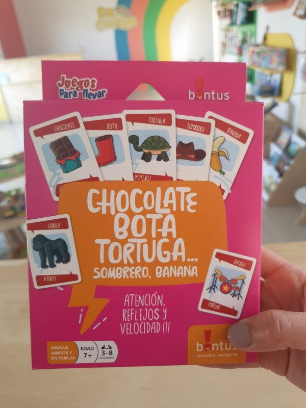 Producto - Chocolate, bota, tortuga.