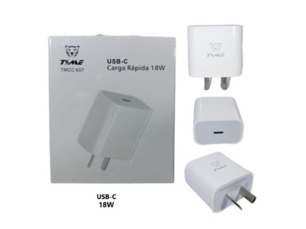 Producto - CARGADOR ADAPTADOR USB - C CARGA RAPIDA 18w
