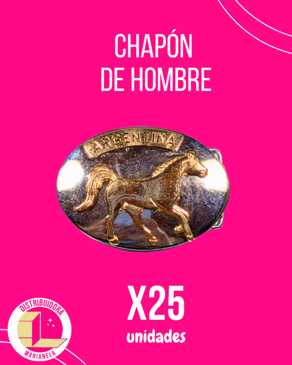 Producto - Chapón para cinturón de hombre surtido x25 unidades