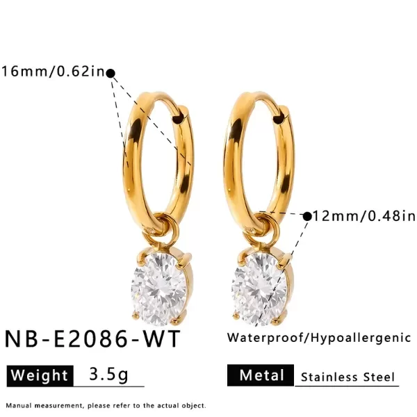 Producto - Aros Gemma Blanco - 3