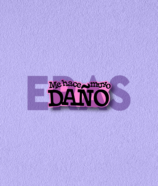 Producto - STICKERS UV - MARTIN CIRIO - ME HACE MUXO DAÑO