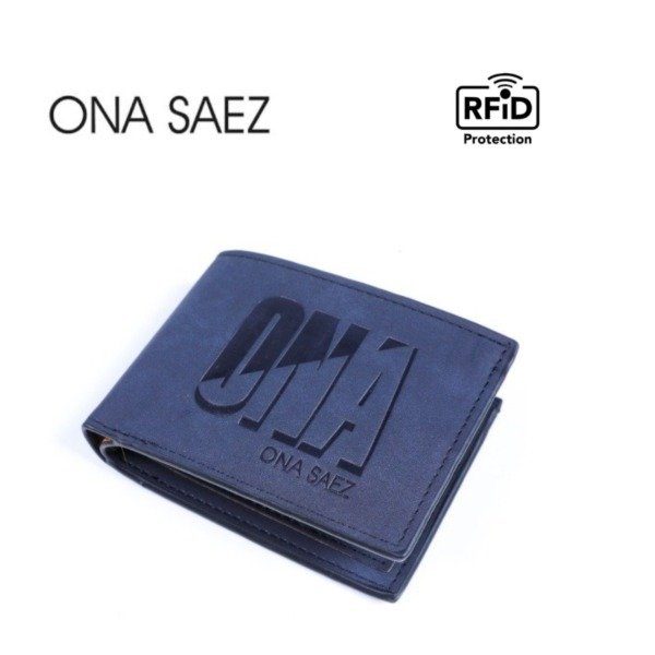 Producto - BILLETERA DE HOMBRE ONA SAEZ TECNOLOGIA RIFD PROTECCION 1616