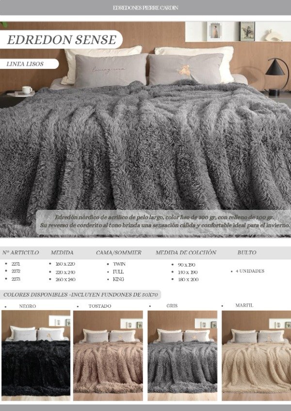 Producto - Edredón Sense