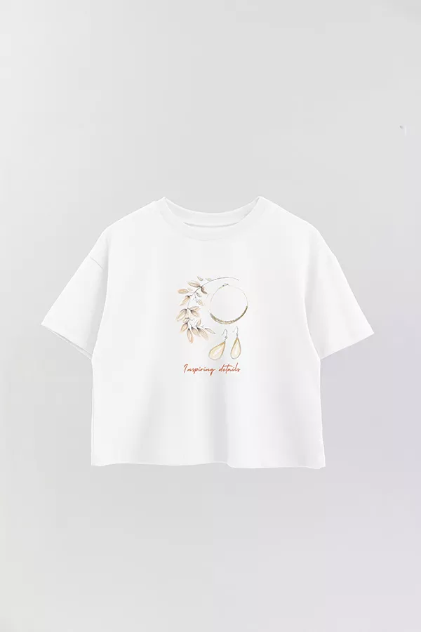 Producto - REMERA CROP ESTAMPADA COASTAL INSPIRING DETAILS Blanco - 0