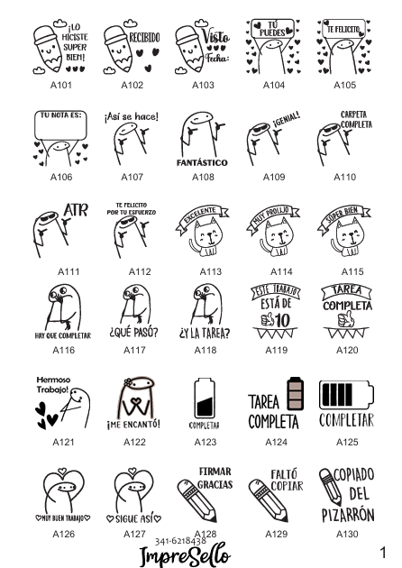 Producto - CATÁLOGO DE SELLOS - 1