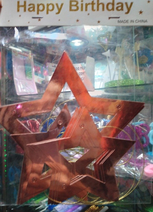 Producto - GUIRNALDA ESTRELLAS METALIZADAS COLOR COBRE