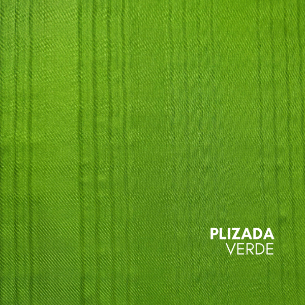 Producto - TELA CORTINA POLIESTER PLIZADA VERDE