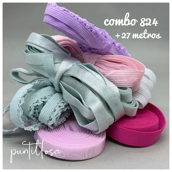 Producto - Combo 824- Elásticos Surtídos + 27 metros