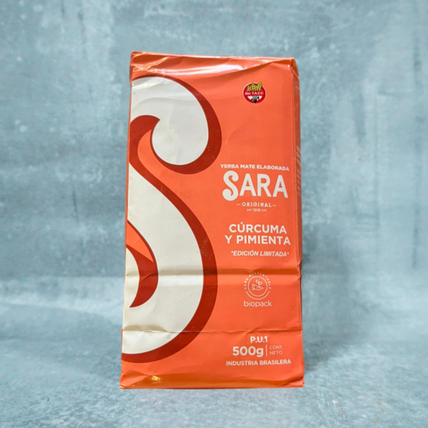Producto - YERBA SARA CURCUMA Y PIMIENTA 500 GR
