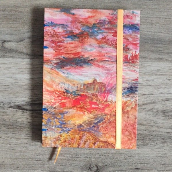 Producto - Cuaderno copta chico Acuarela