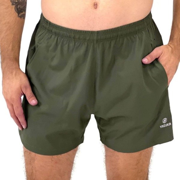 Producto - Short Sin calza Verde Oliva Running