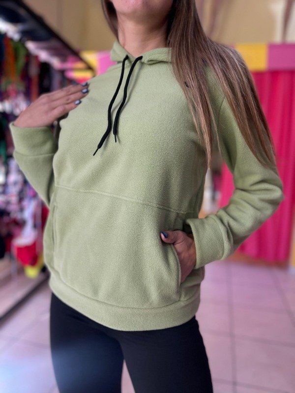 Producto - Buzo mia de polar verde talle 1-2-3-4-5