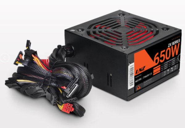 Producto - Fuente ATX 650W -full protection -c/cable power iram -LNZ (ZX650-LS)