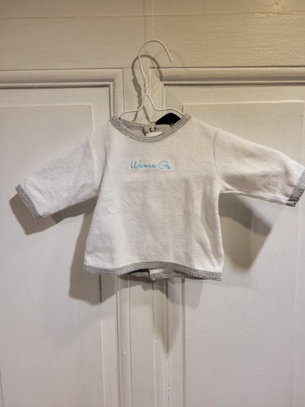Producto - Buzo WANNA GO blanco de toalla Talle 0/3 meses - PRECIO: 4X