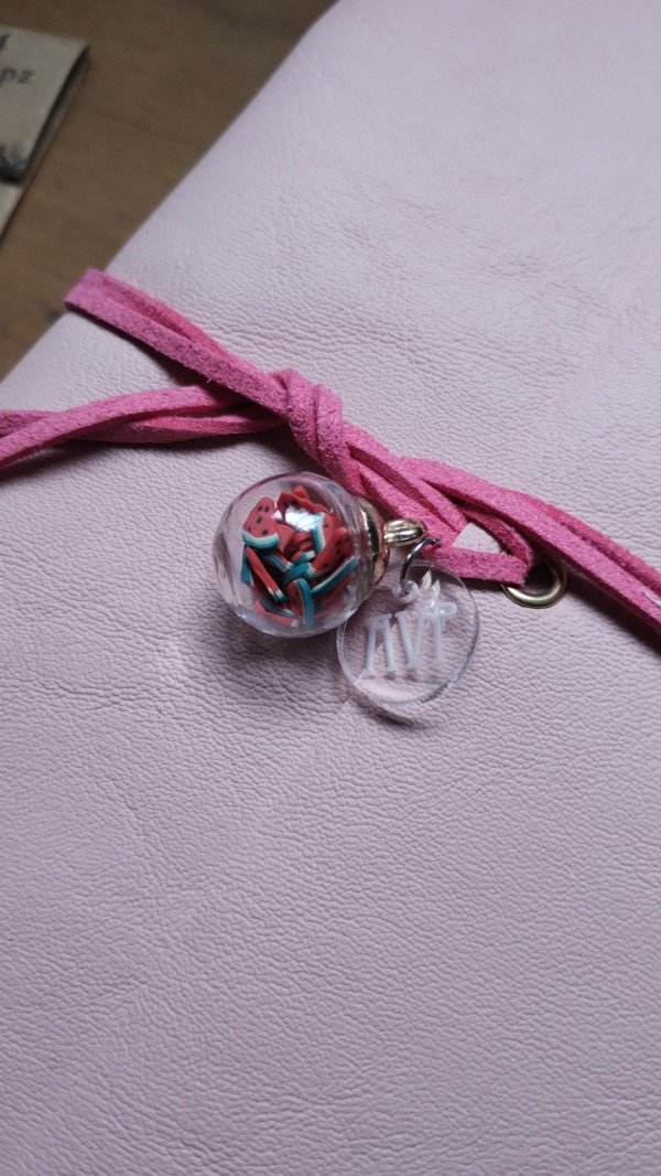 Producto - Charm frutas - Dije esfera de vidrio - 0
