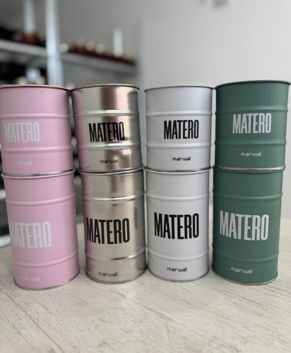 Producto - YERBERO Y AZUCORERO LATA DE ALUMINIO forrado en simil cuero