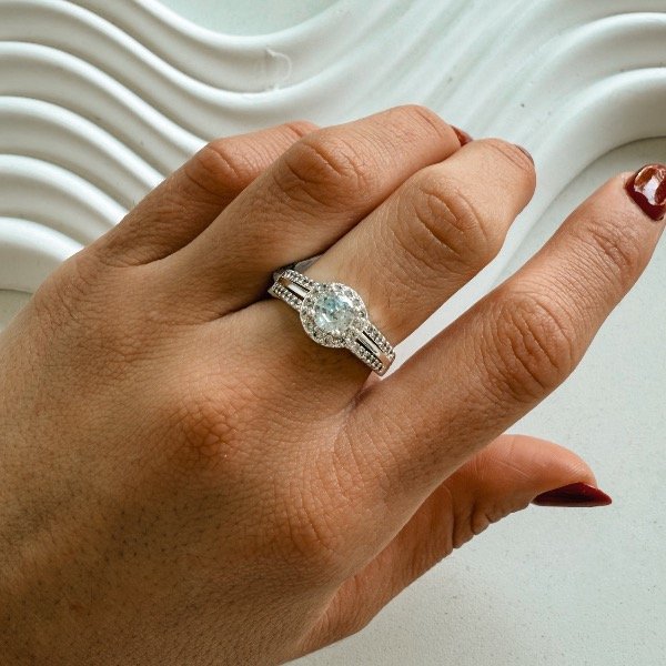 Producto - Anillo DIANA plateado