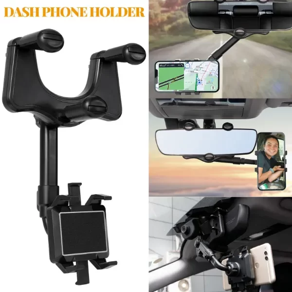 Producto - SOPORTE CELULAR PARA EL ESPEJO RETROVISOR MOVIBLE