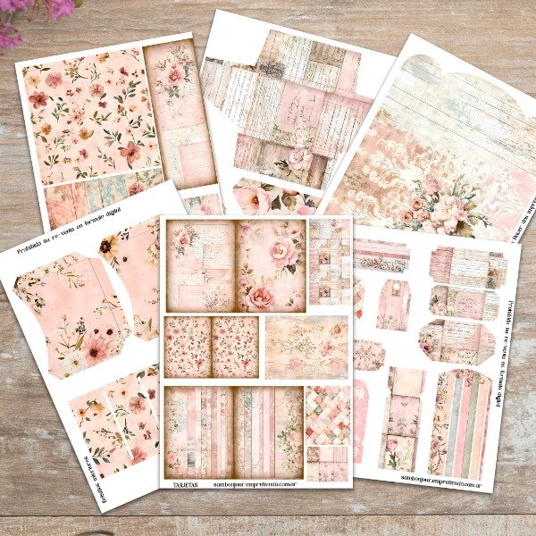 Producto - Archivo digital: Sobre Shabby Chic