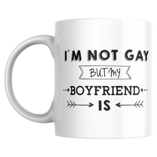 Producto - Taza - No soy gay pero mi novio si 3 (LGBT) - 0