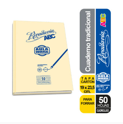 Producto - CUADERNO ABC TRADICIONAL CUADRICULADO - 0