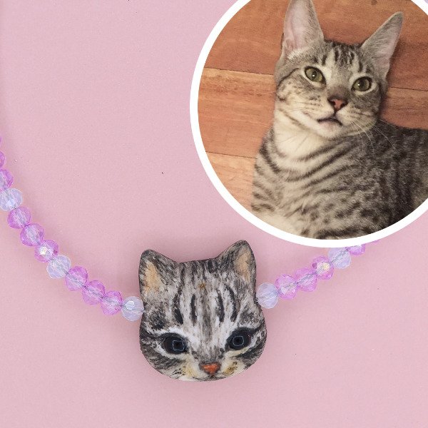 Producto - Collar gatito PERSONALIZADO