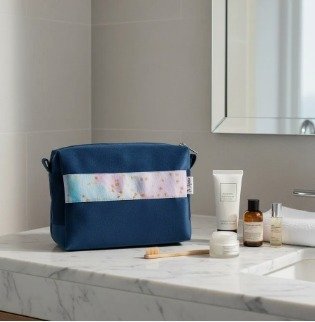Producto - Neceser Pana chico Azul