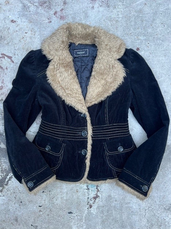 Producto - Campera Y2K Corderoy NAFNAF - T S/M