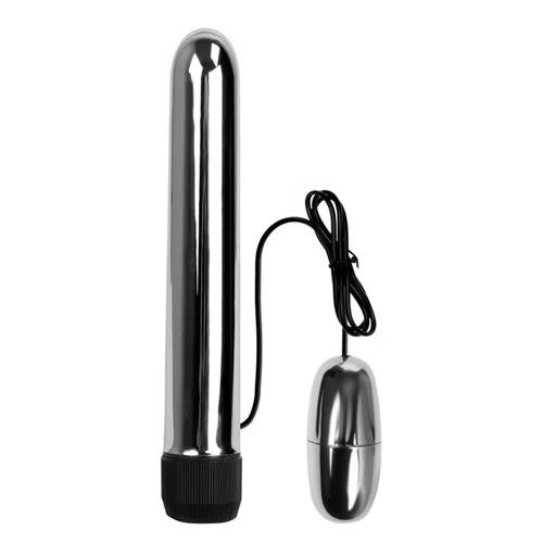Producto - VIBRADOR METALIZADO DOBLE REGULABLE - INFARTA