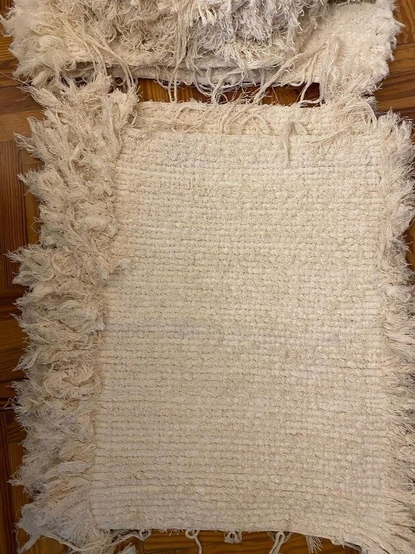 Producto - Alfombra 45x65 Cruda Lisa