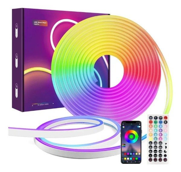Producto - TIRA NEON RGB CON BLUETOOTH DE 5MTS codigo: HCP069 - 3