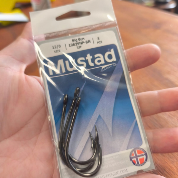 Producto - ANZUELO MUSTAD M.10829NP-BN-12/0-3U