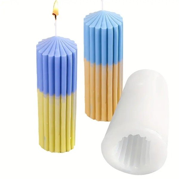 Producto - Molde de silicona velón rayado