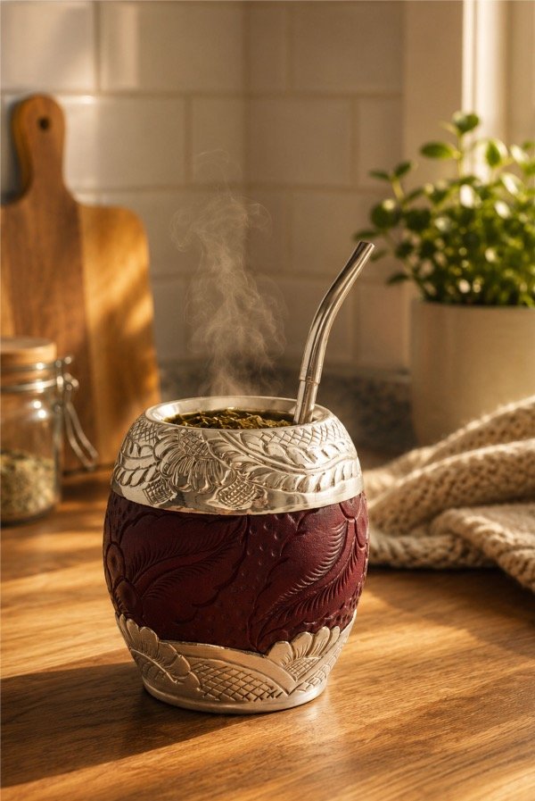 Producto - MATE TORPEDO PREMIUM DOBLE CALADO - MARRON