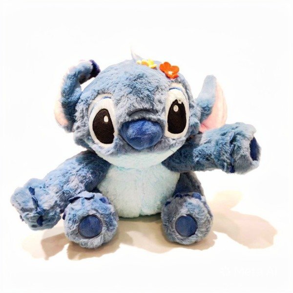 Producto - PELUCHE STITCH 30 CM CON FLORES