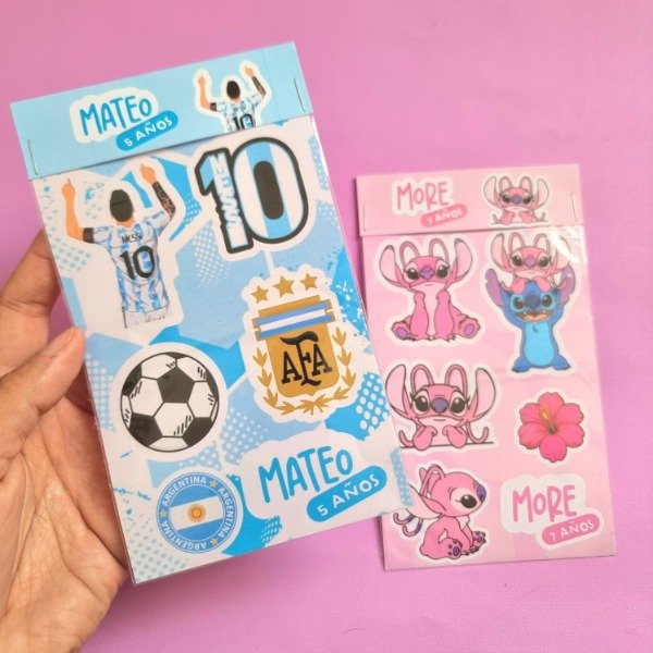 Producto - Plancha de stickers personalizado x 15u