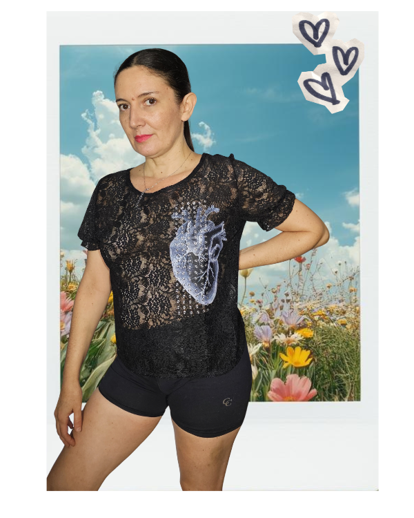Producto - Remera encaje