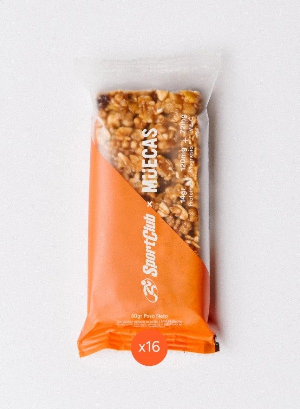 Producto - Barras Muecas Proteicas Sport Club x 16