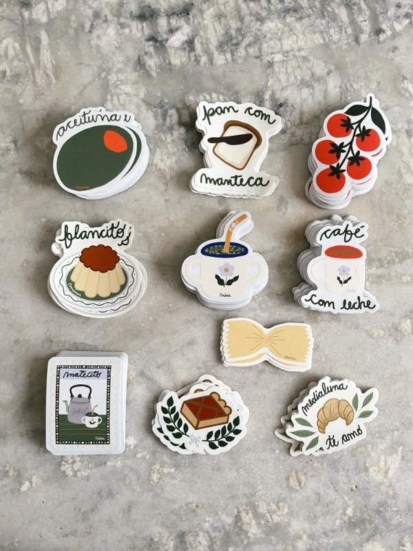 Producto - Stickers transparentes 6cm