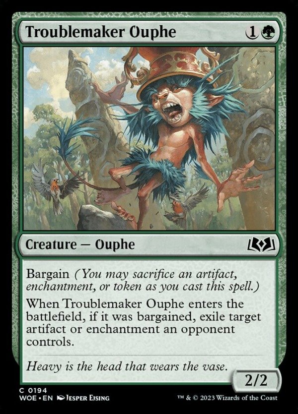 Producto - Troublemaker Ouphe  Wilds of Eldraine