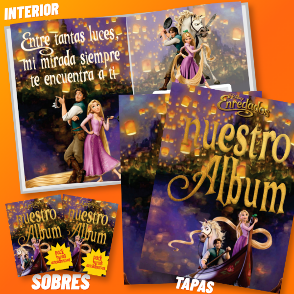 Producto - ALBUM DE FIGURITAS - ENREDADOS - (4 USD)