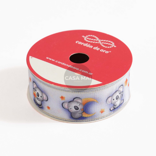 Producto - Cinta Decorativa Koala 23mm x 10m Marca Cordón de Oro Original