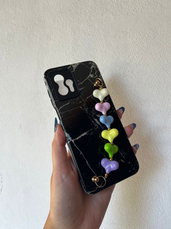 Producto - G13 y g23 funda marmol negro con straps