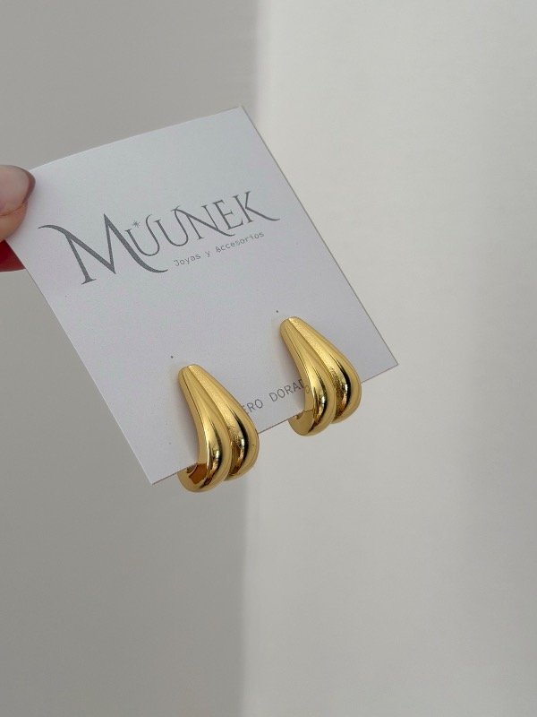 Producto - Aros dorados infinity - 0