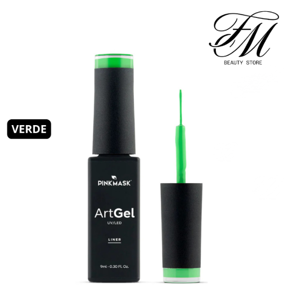 Producto - PINK MASK NAIL ART GEL VERDE