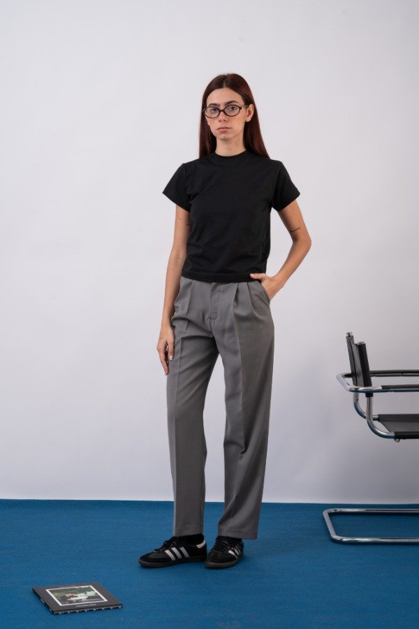 Producto - PANTALON SASTRERO GRIS CLARO