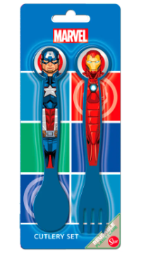 Producto - Cubiertos -PP- (Pack x2) "Avengers"
