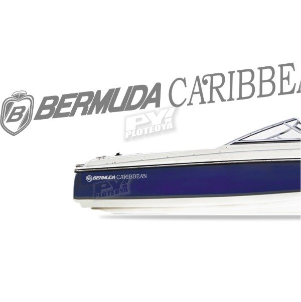 Producto - Calcos Para Lancha Bermuda Caribbean - Ploteoya