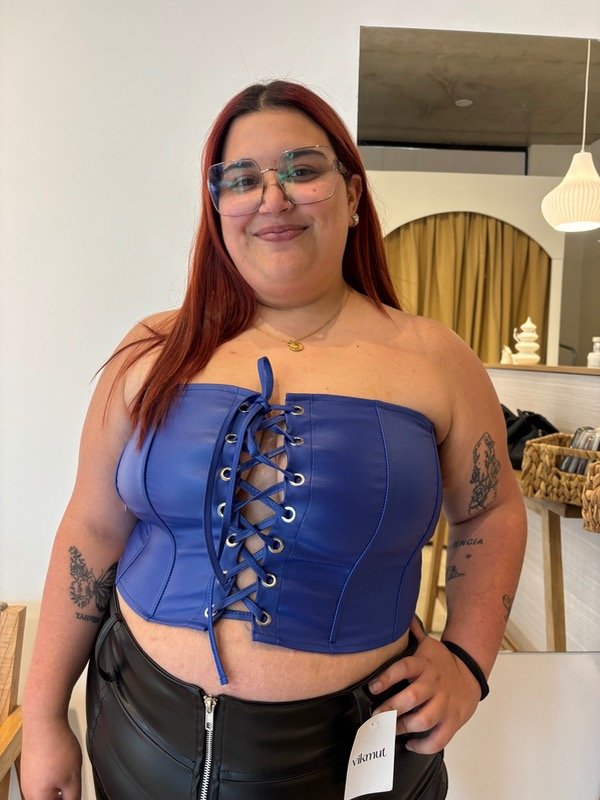 Producto - Top corset PENY azul