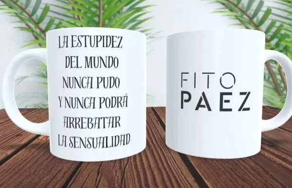 Producto - Taza - Fito paez frase 5